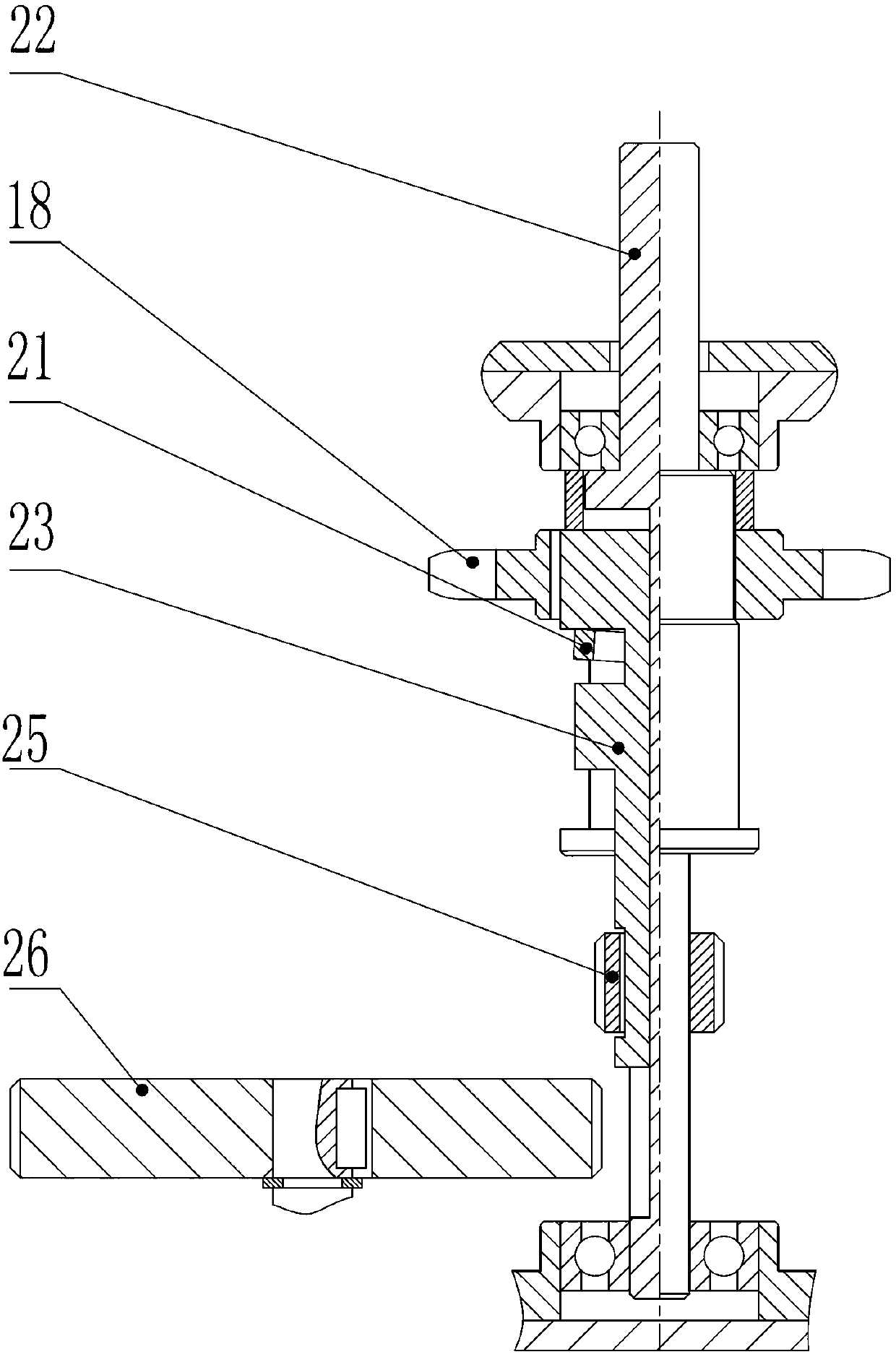 Device for reversing and clutching and exogenic action type washing machine being produced by device for reversing and clutching