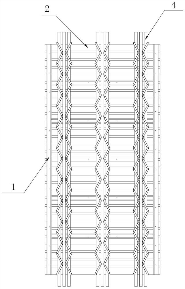 Assembly type prefabricated steel bar truss non-dismantling formwork system and manufacturing method thereof