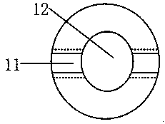 Anti-toppling wireless charging type simple stamping machine