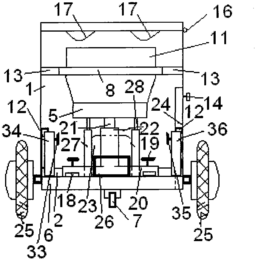 Multifunctional electric cart provided with barrier and facilitating excretion of mental patients