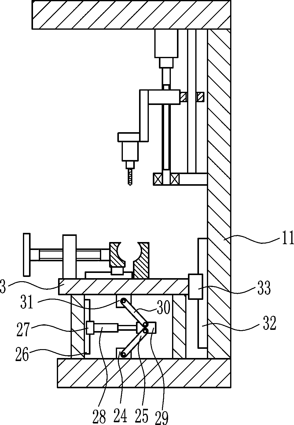 Punching equipment of teaching abacus bead