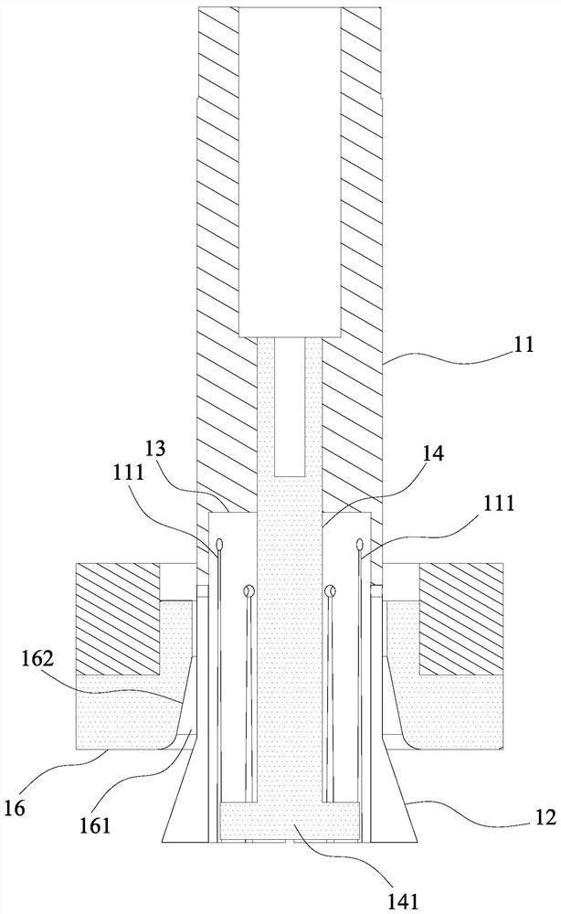 Surface cover riveting mechanism of automatic temperature controller assembling machine