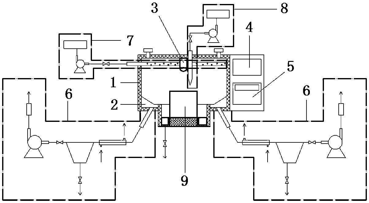 Dedicated ventilation cabinet used under acid digestion condition in soil heavy metal detection