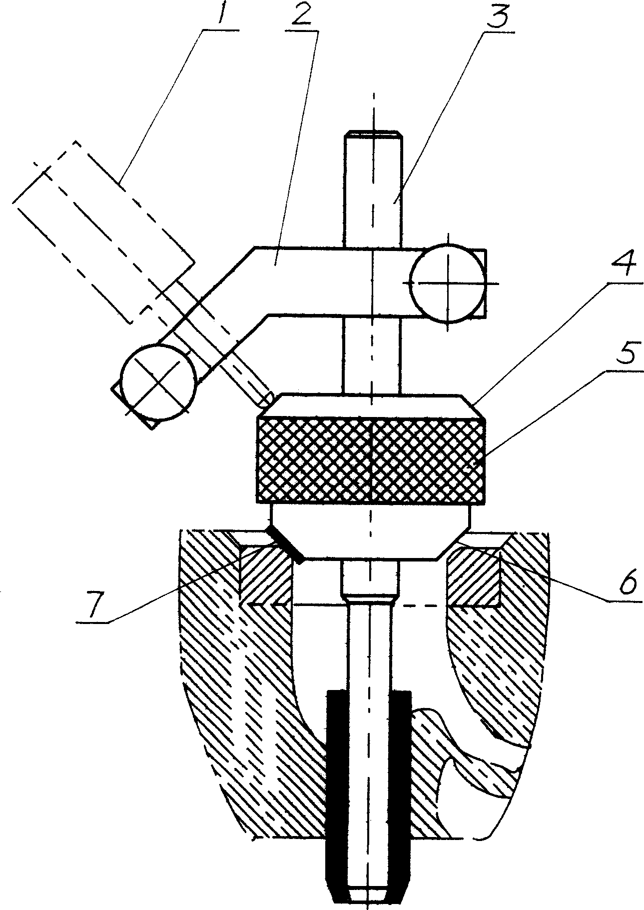 Method for improving sealing performance of valve of cylinder head and valve potted line move-up detector