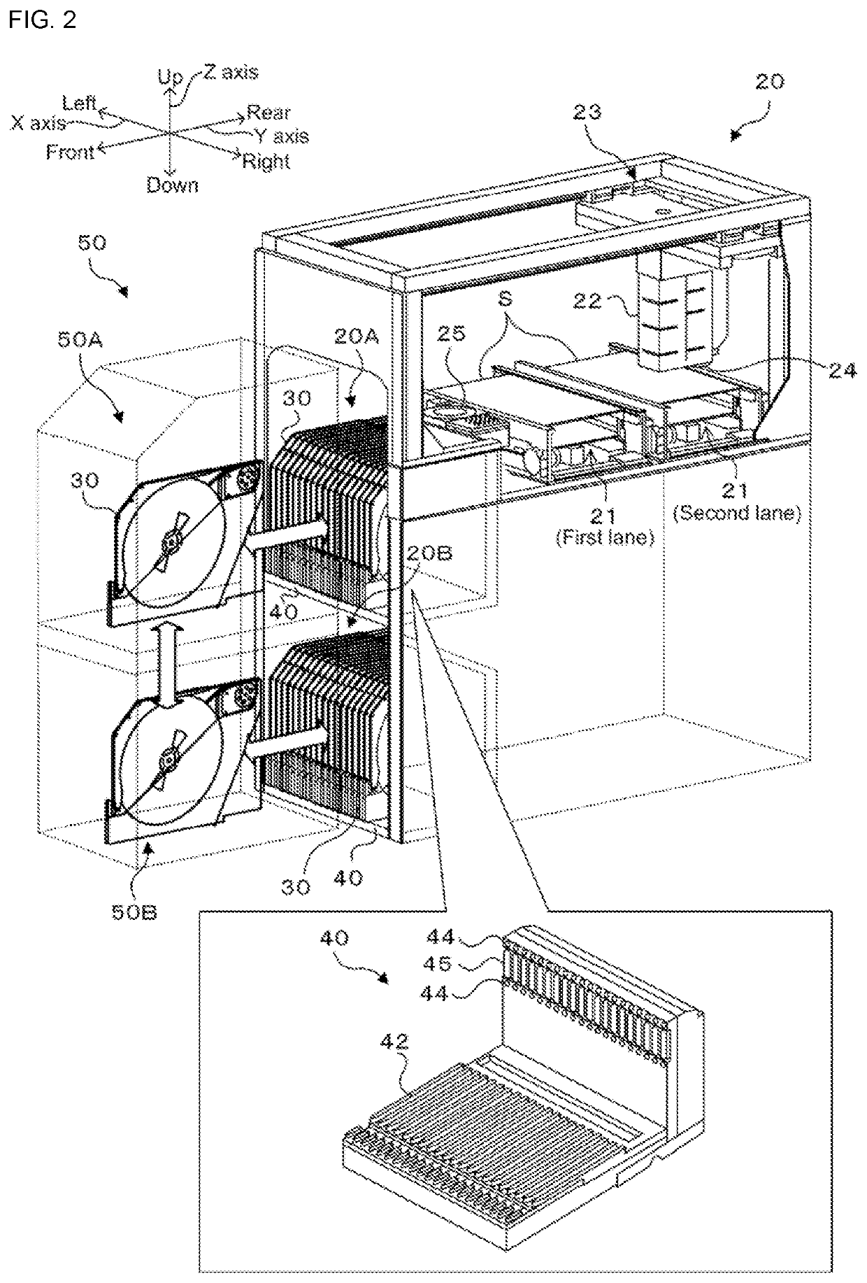 Mounting processing method, mounting system, exchange control device, and component mounter