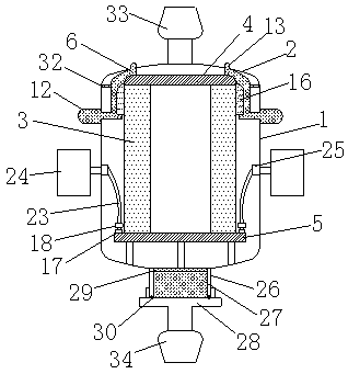 Vacuum pump air filter for electric passenger car