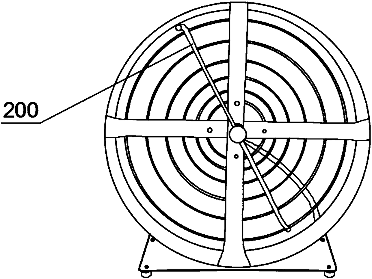 Water mist fan and water mist condensation system