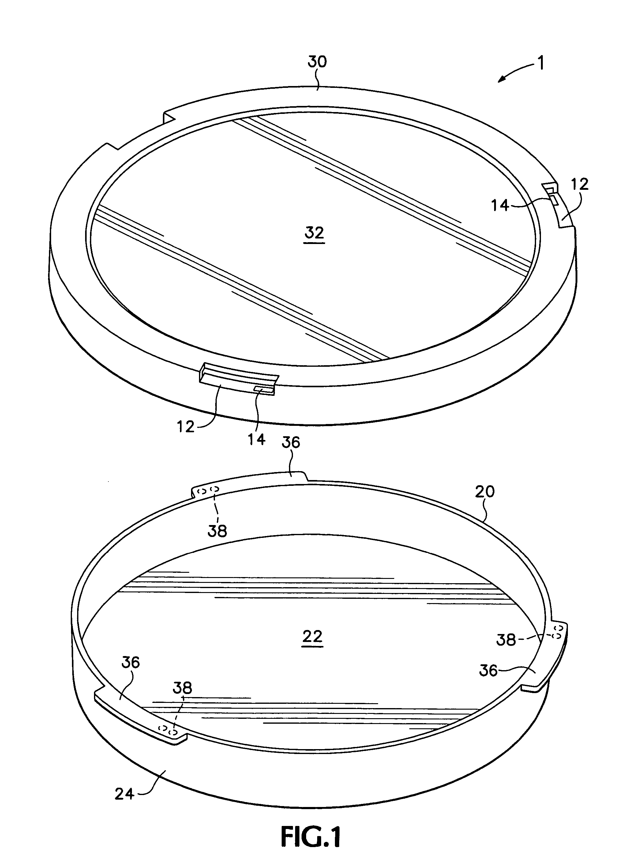 Lockable Petri dish