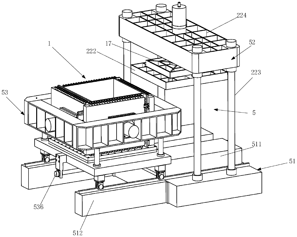 Temperature control large-size geotechnical true triaxial multi-field coupling test system and method