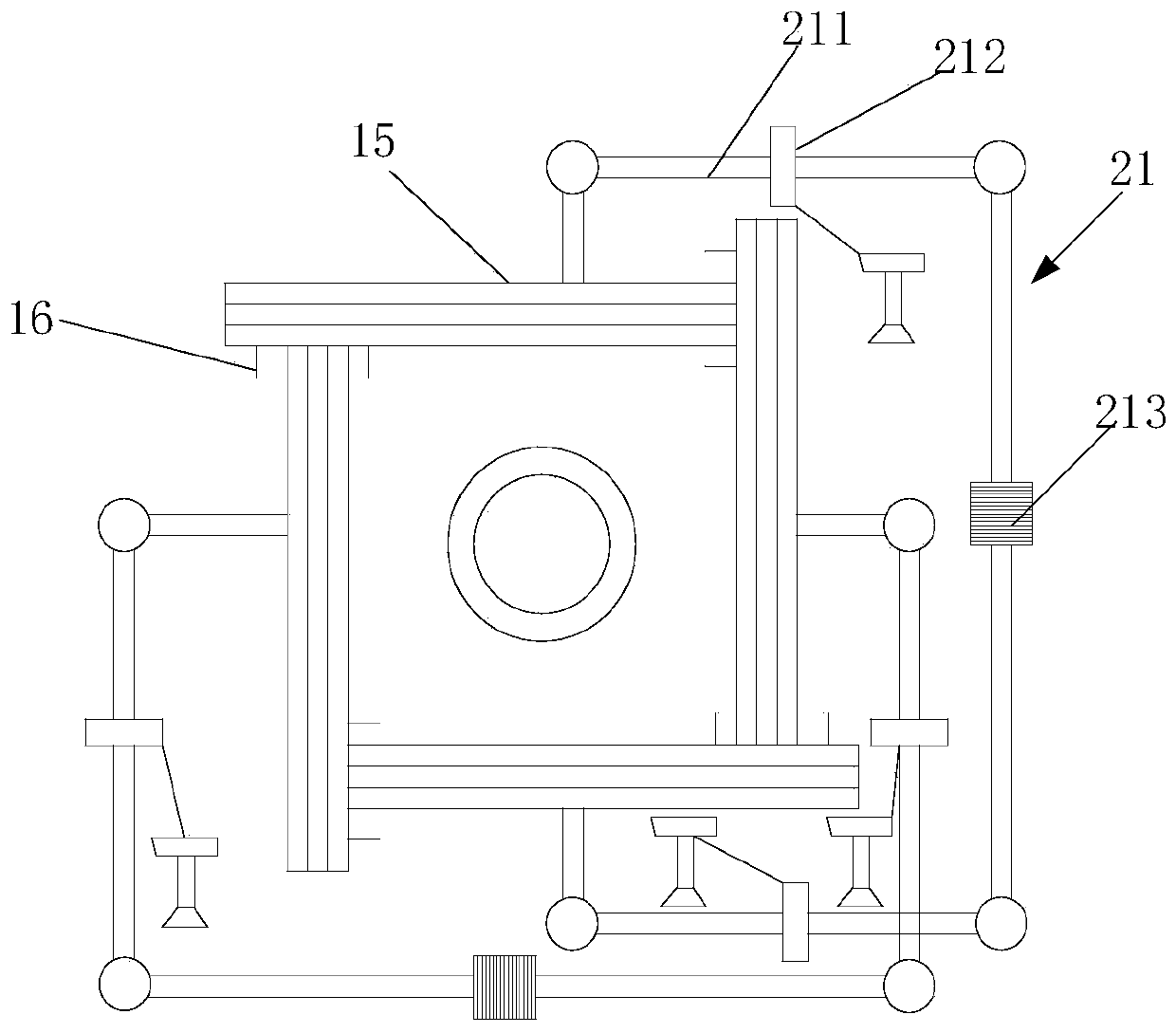 Temperature control large-size geotechnical true triaxial multi-field coupling test system and method