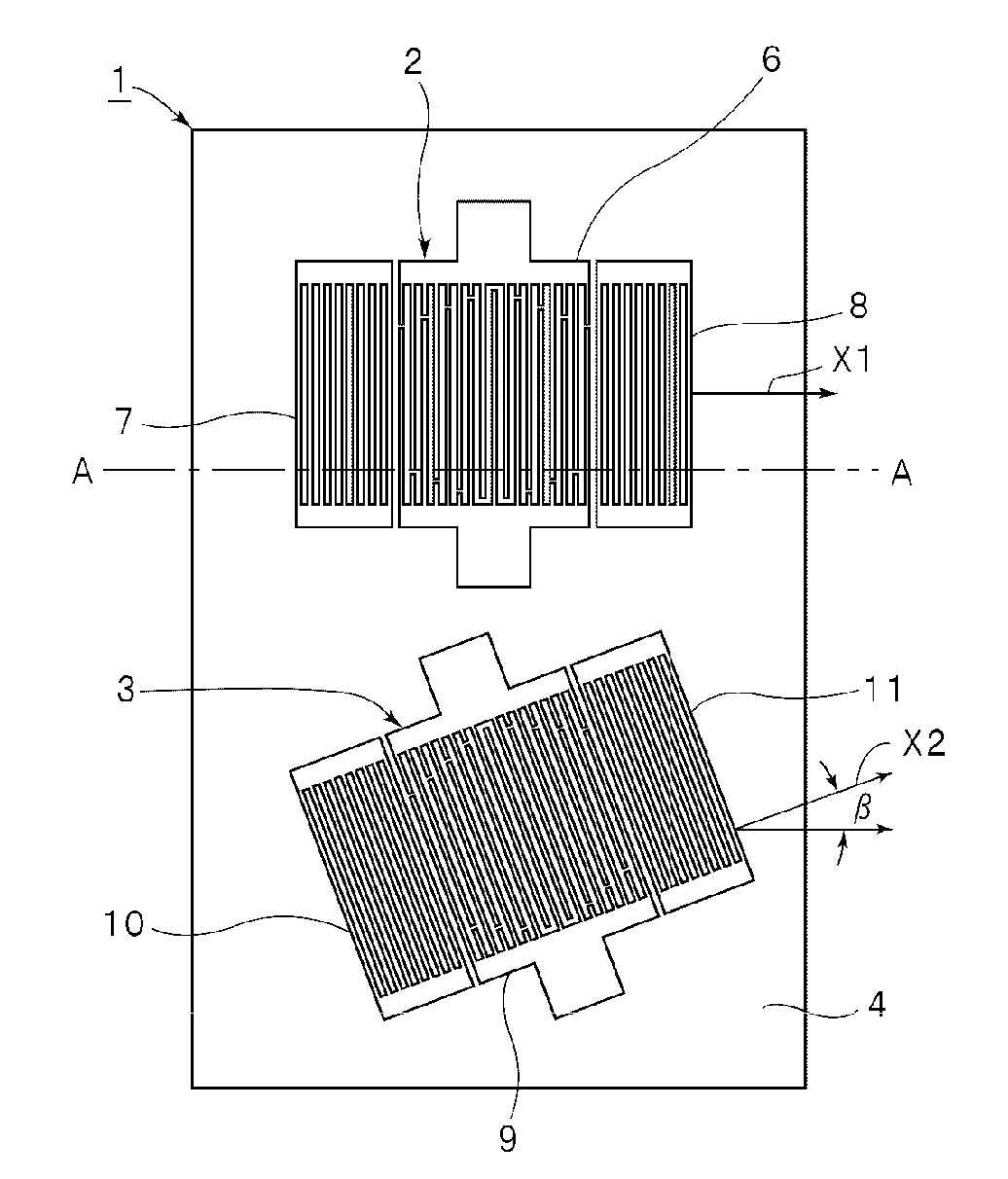 Boundary acoustic wave device