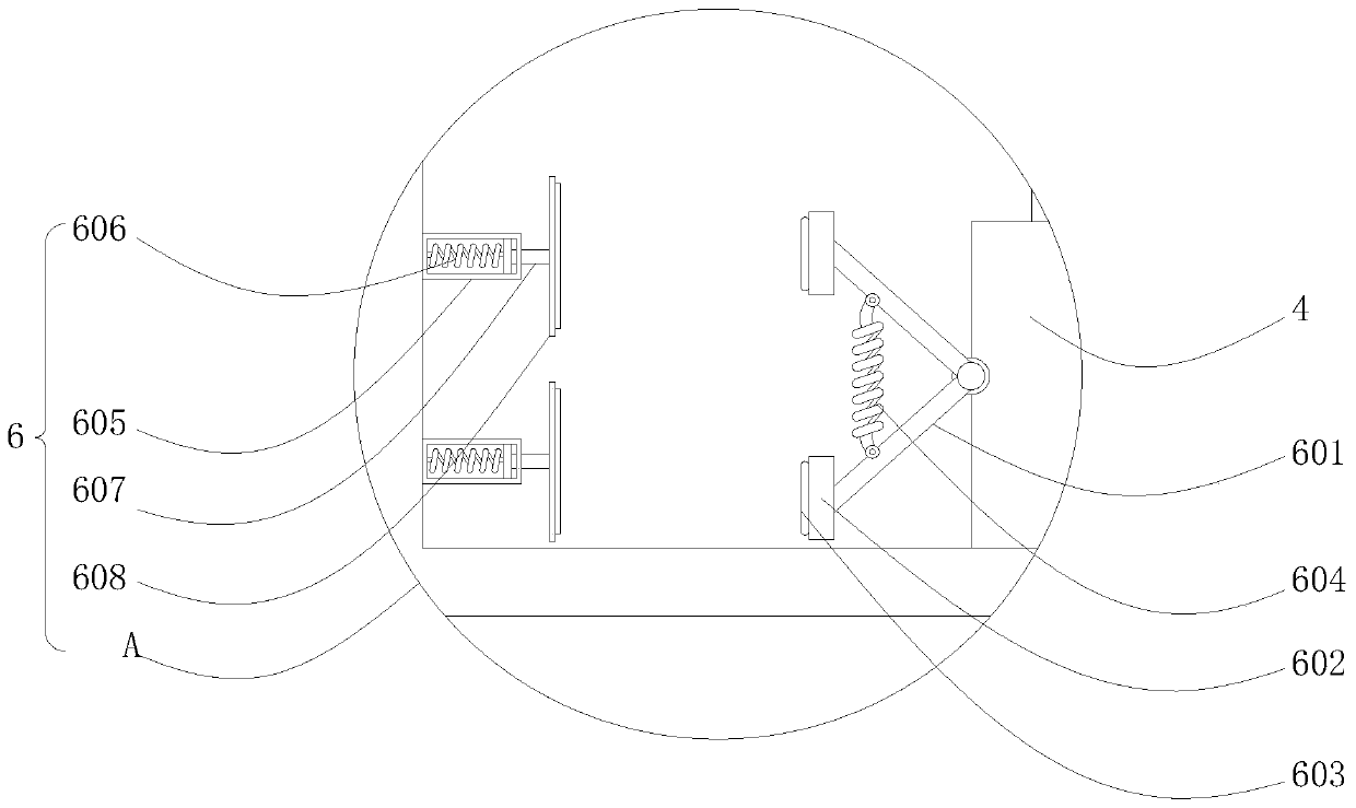 Tower crane trolley limiting device