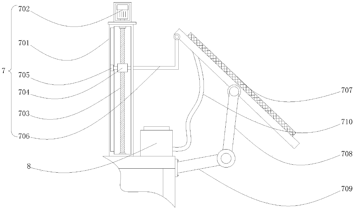 Tower crane trolley limiting device