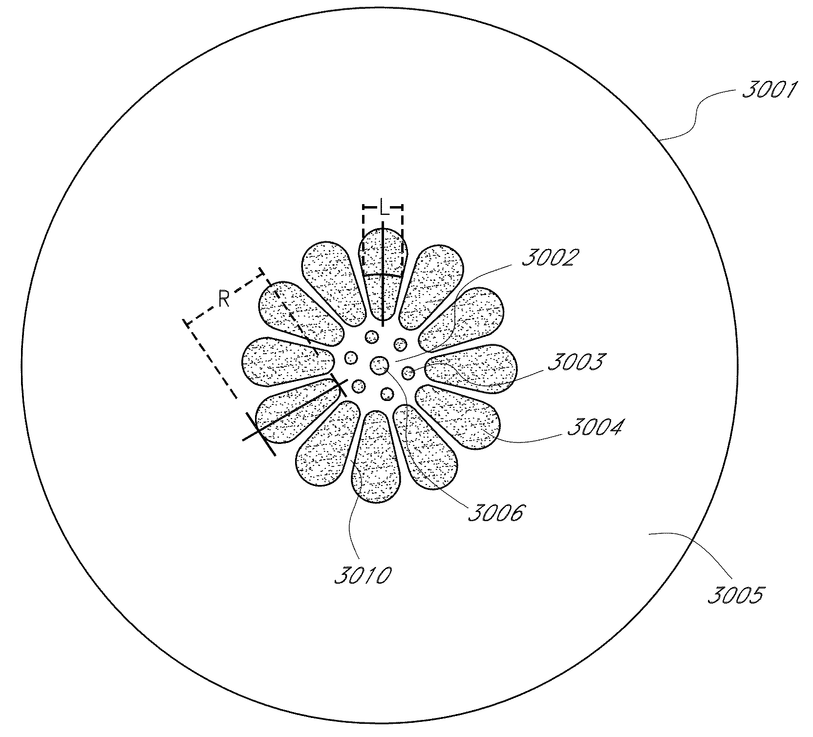 Ultra small core fiber with dispersion tailoring