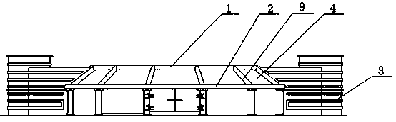 Conical hood mechanism of titanium slag furnace