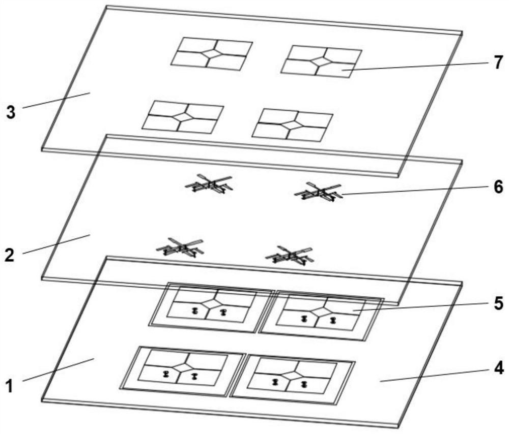 An extremely low-profile microstrip stacked dual-polarization base station antenna and array