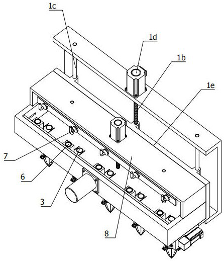 Barren mountain tree planting machine for green tea tree planting