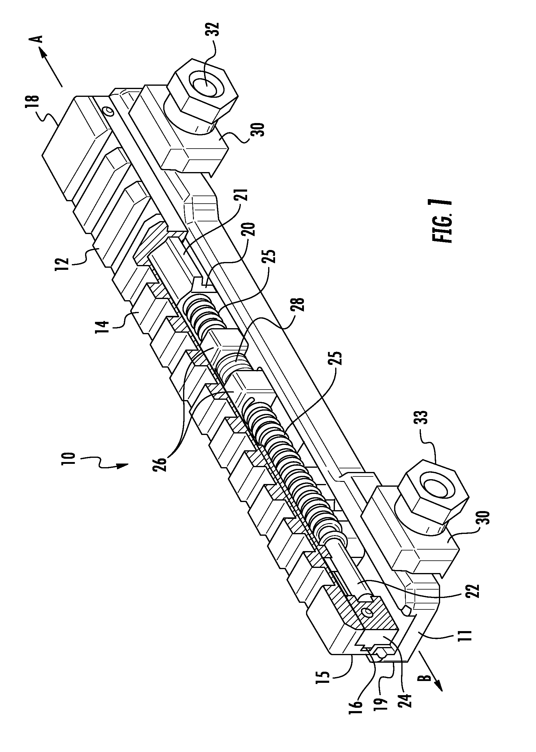 Recoil force mitigating device for firearms