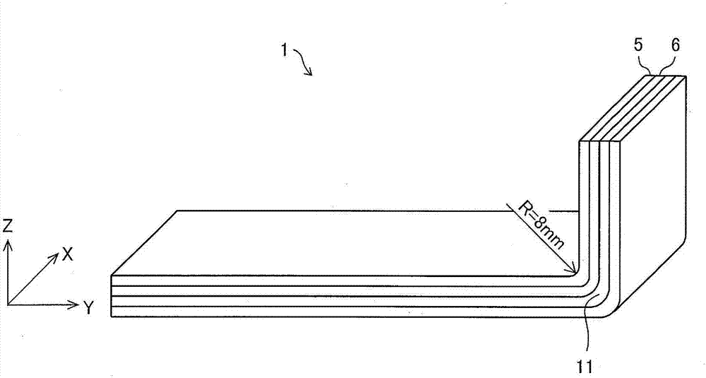 Graphite laminates, processes for producing graphite laminates, structural object for heat transport, and rod-shaped heat-transporting object