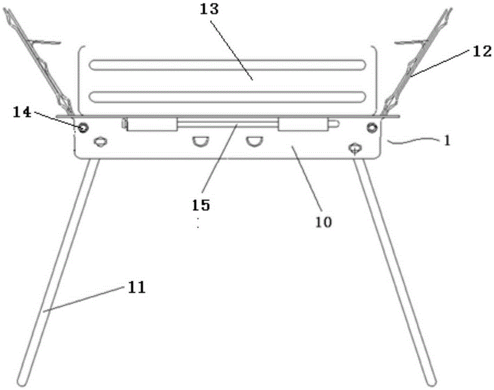 A cooker for outdoor use