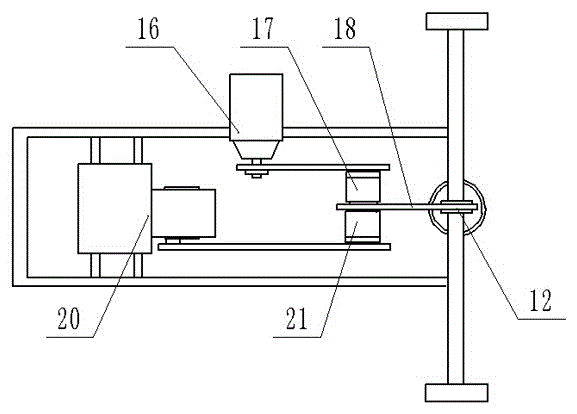 Dual-power multifunctional crawler-type underground dragging vehicle