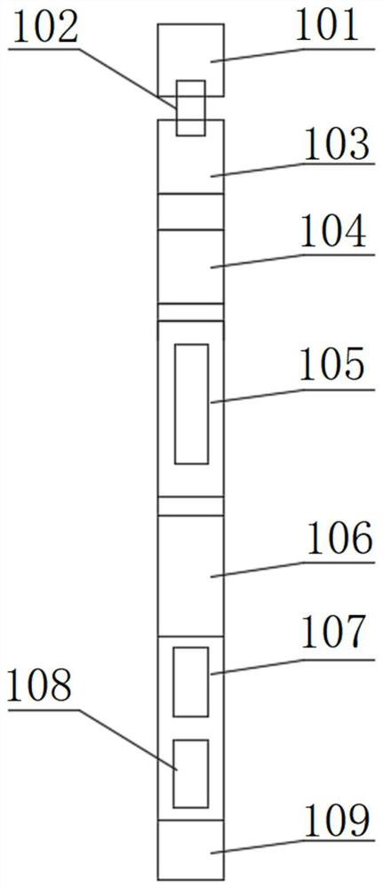 Orientation locking perforation monitoring device for optical cable outside underground casing and control method