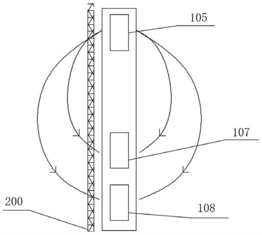 Orientation locking perforation monitoring device for optical cable outside underground casing and control method