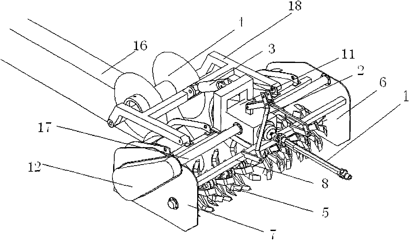 Multifunctional rotary tillage ridger