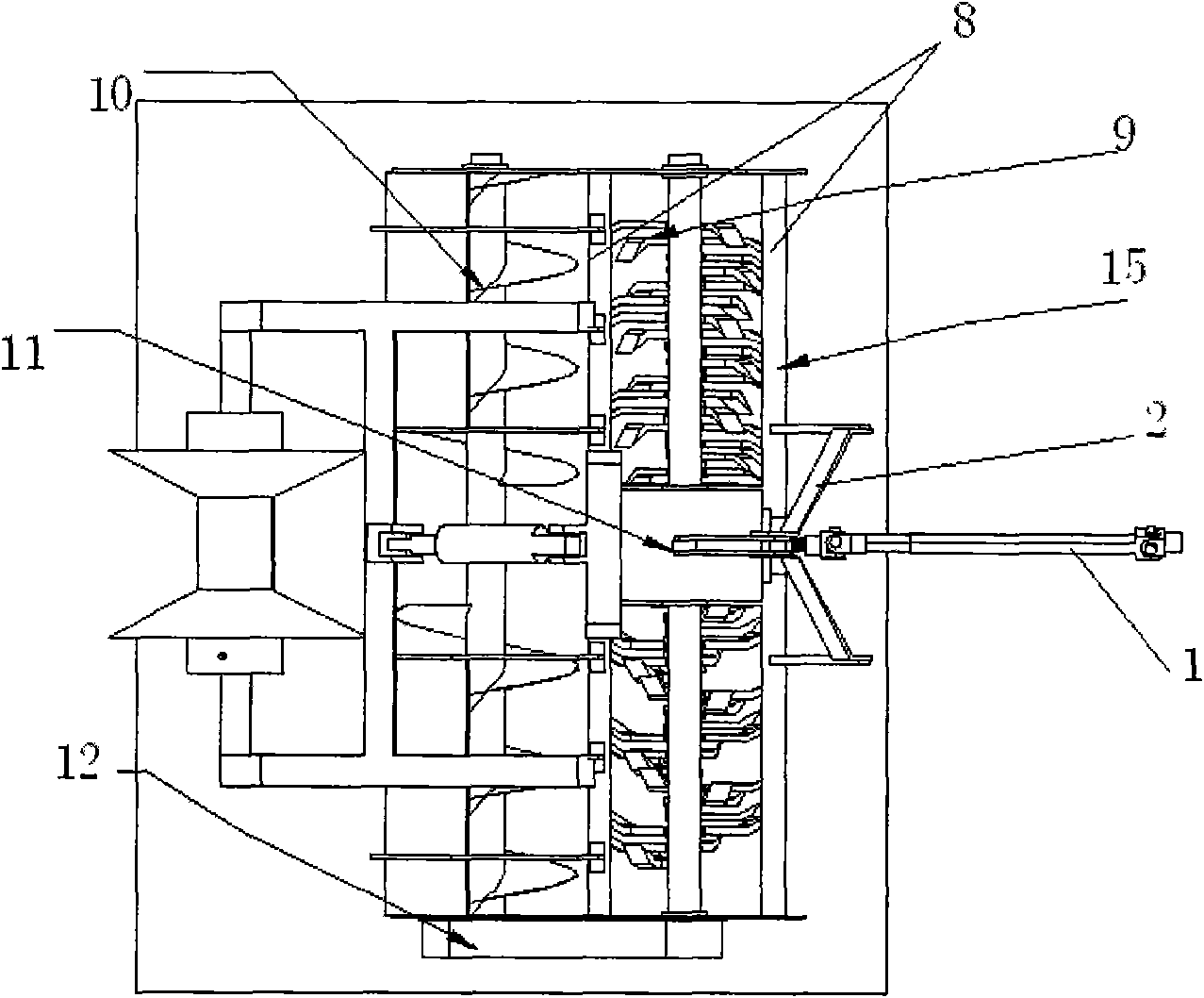 Multifunctional rotary tillage ridger