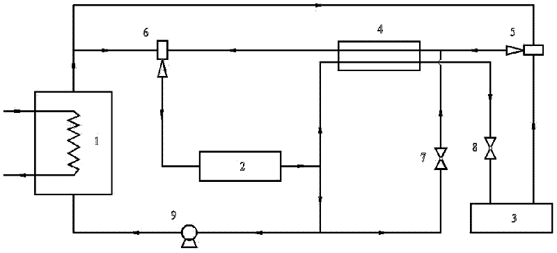 Two-stage ejection refrigeration cycle system with economizer