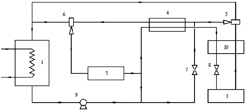 Two-stage ejection refrigeration cycle system with economizer