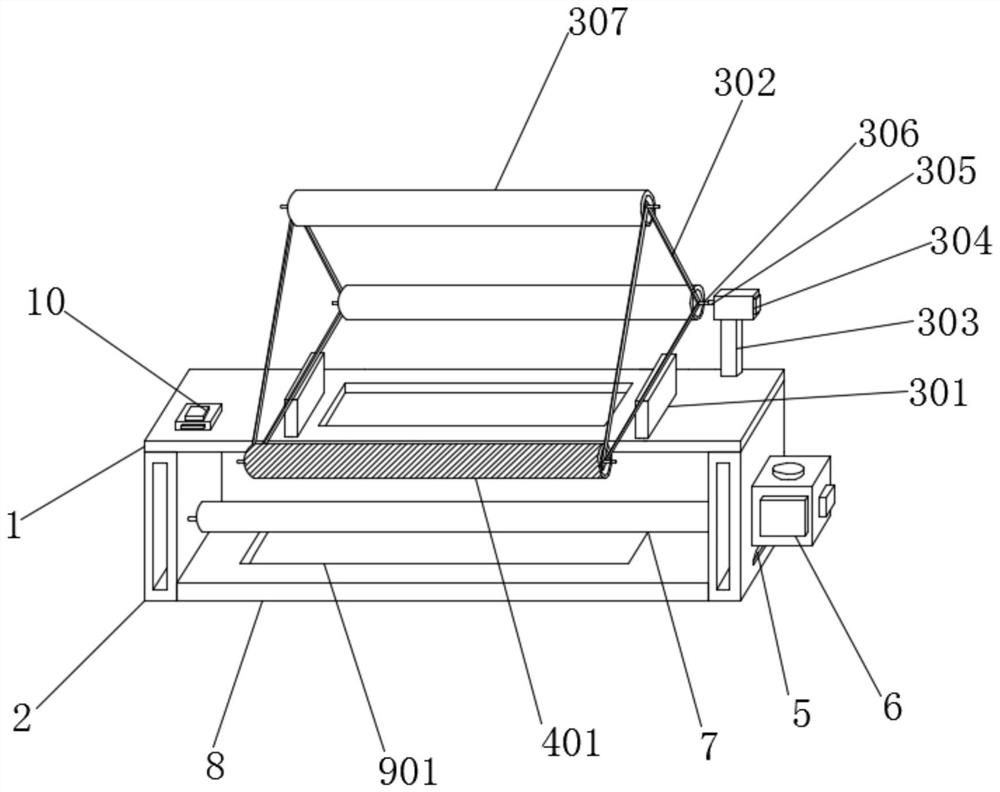 Rapid winding device for thermo-sensitive paper and using method of rapid winding device