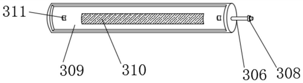 Rapid winding device for thermo-sensitive paper and using method of rapid winding device