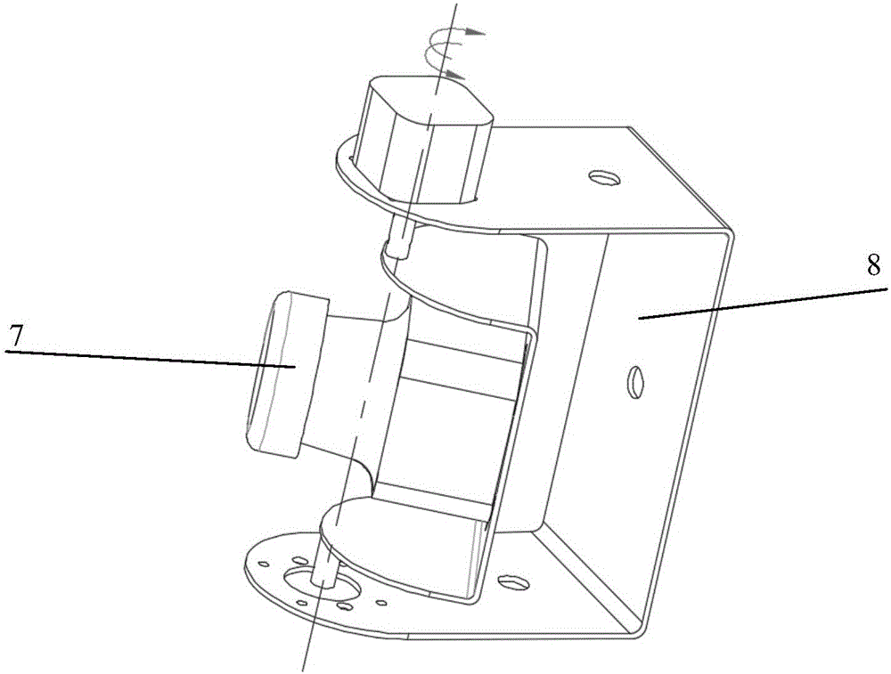 Swing laser radar-based indoor three-dimension point cloud map generation system and method