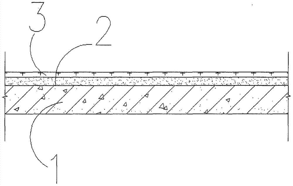 Heat-insulating soundproof construction method for building floor slab