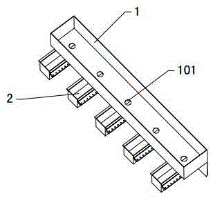 Flue gas treatment system and treatment method for PVC glove production workshop