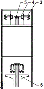 Flue gas treatment system and treatment method for PVC glove production workshop