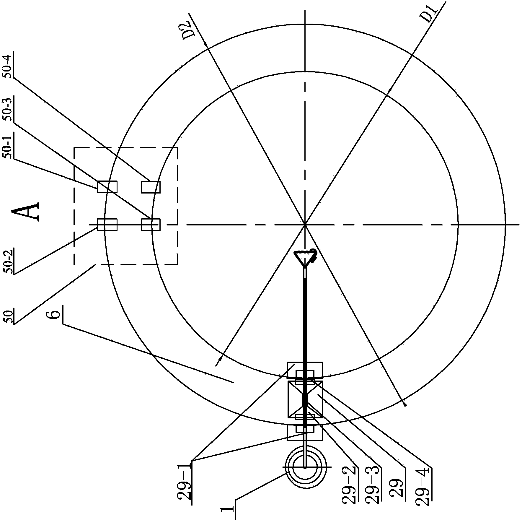 Laser-type super-equal-length weight throw core stable force training and information feedback device