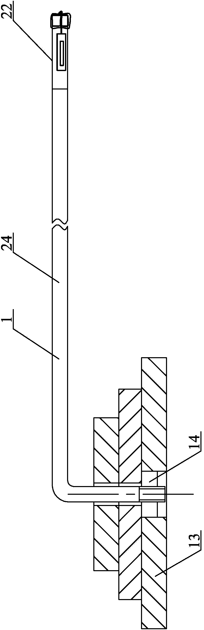 Laser-type super-equal-length weight throw core stable force training and information feedback device