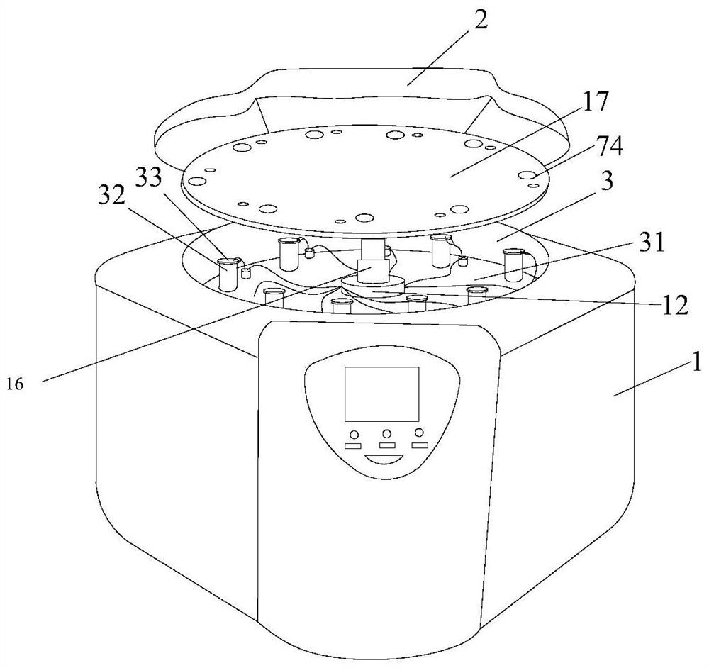 Blood treatment device for blood transfusion department for epidemic prevention work