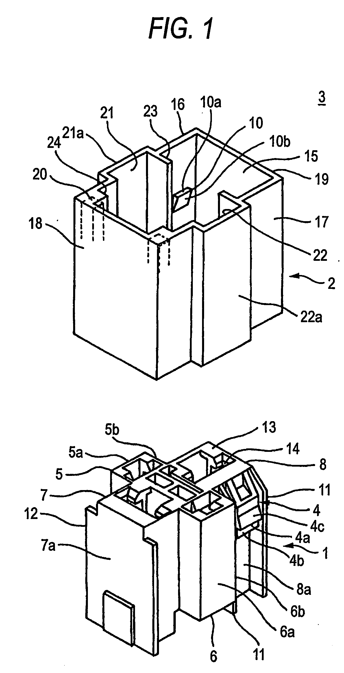 Cassette relay block attachment structure