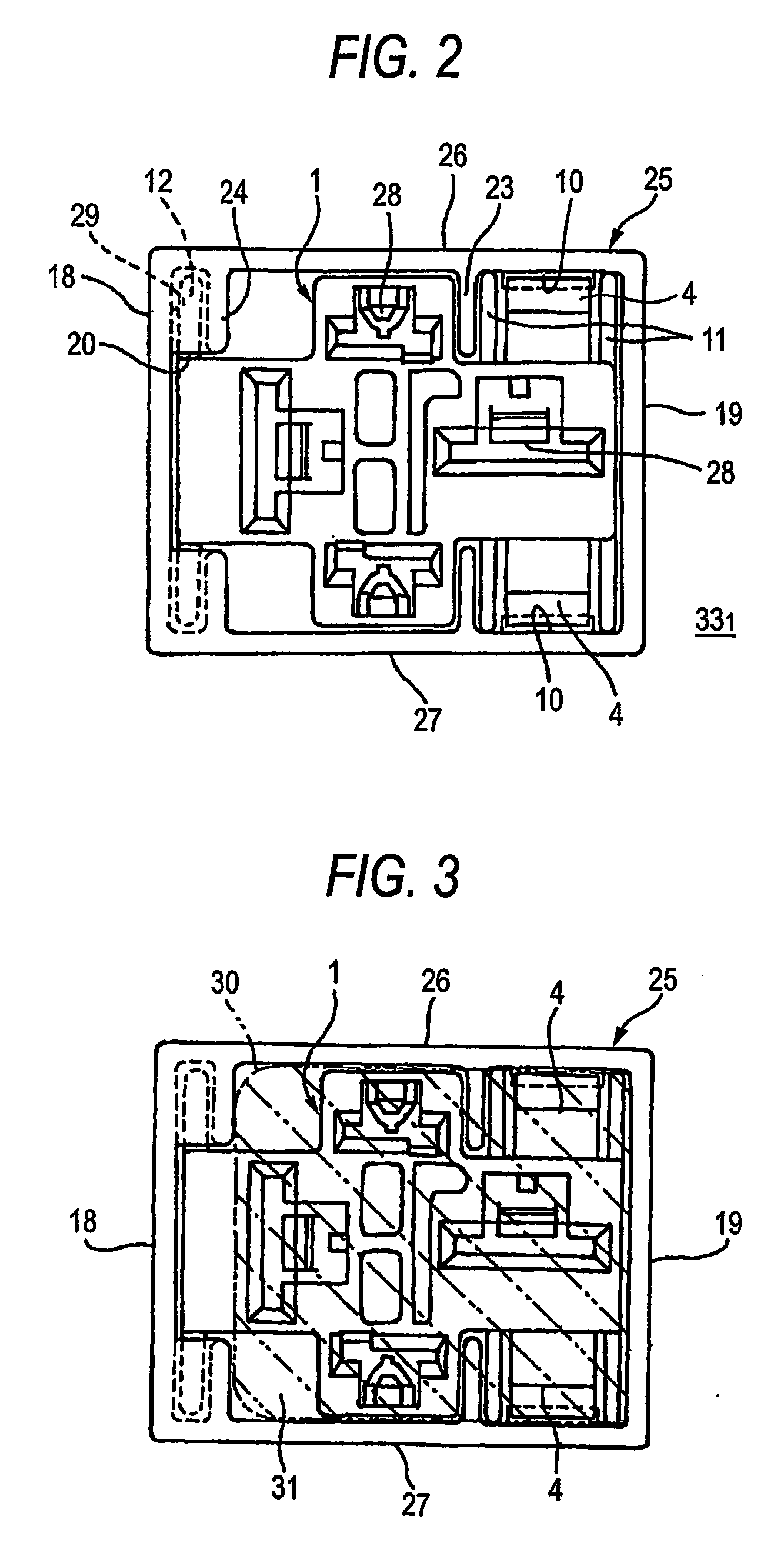 Cassette relay block attachment structure