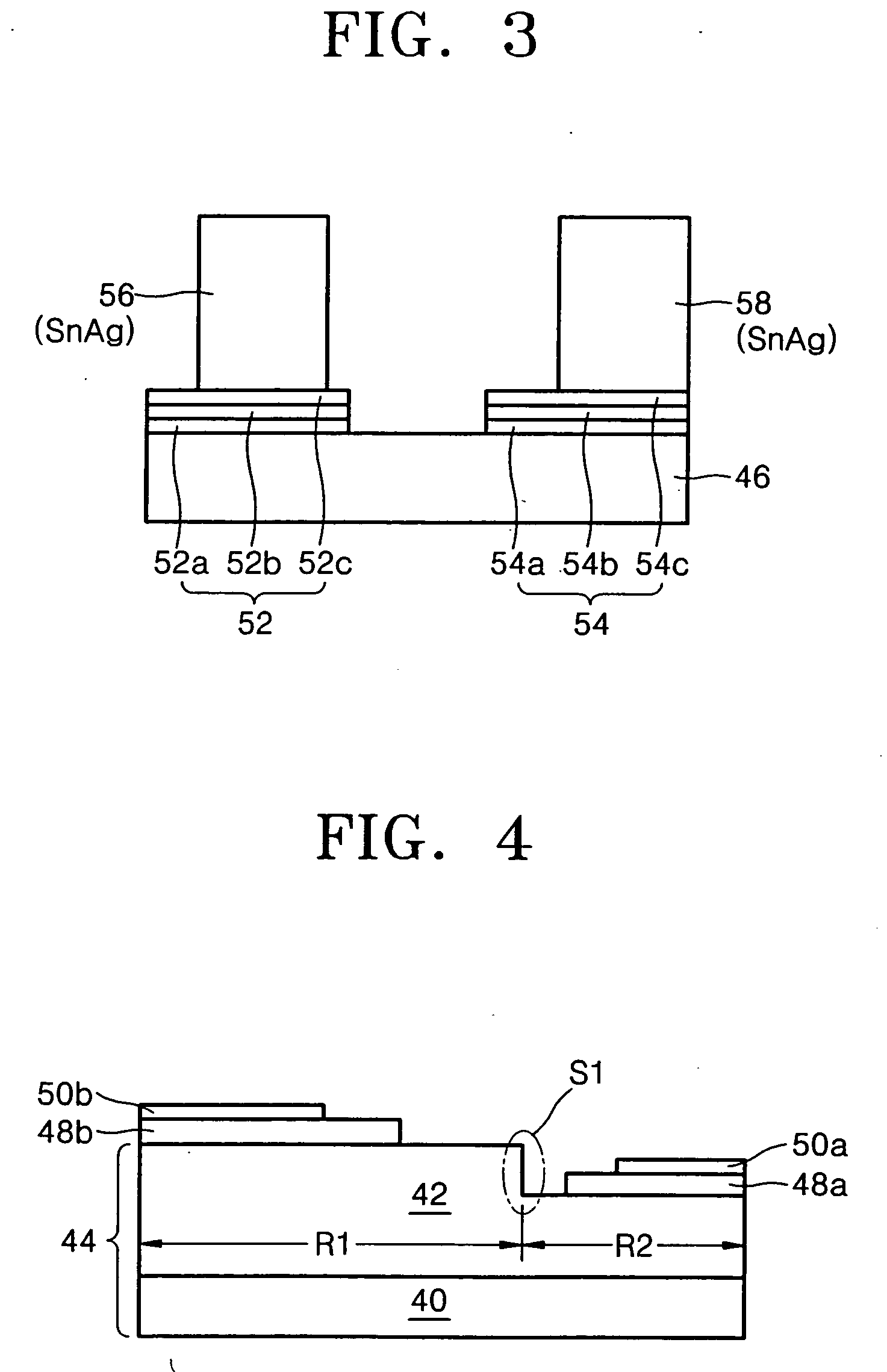 SnAgAu solder bumps, method of manufacturing the same, and method of bonding light emitting device using the same