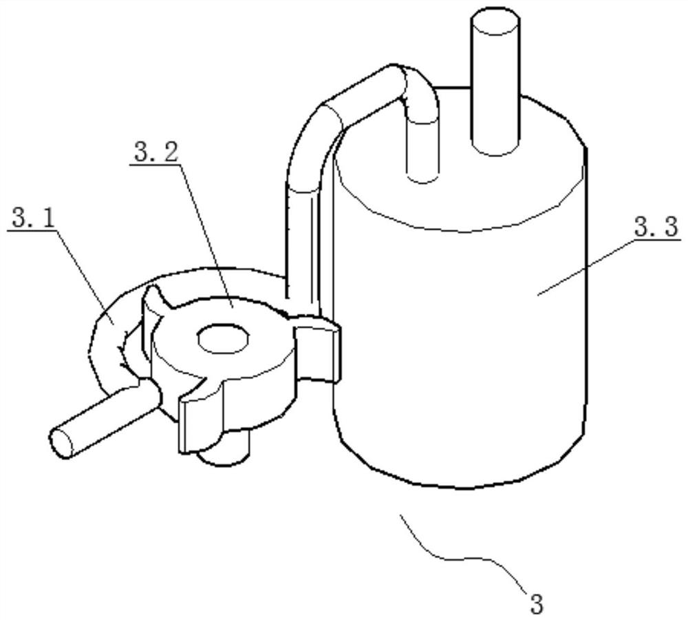 Cerebral arterial thrombosis in-vitro low-temperature drainage device and target spot current breaker