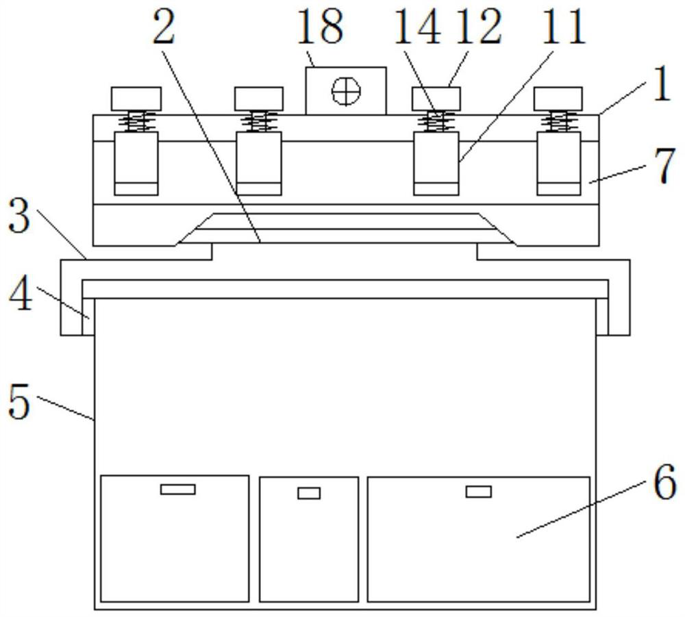 Article placing device for household cabinet side