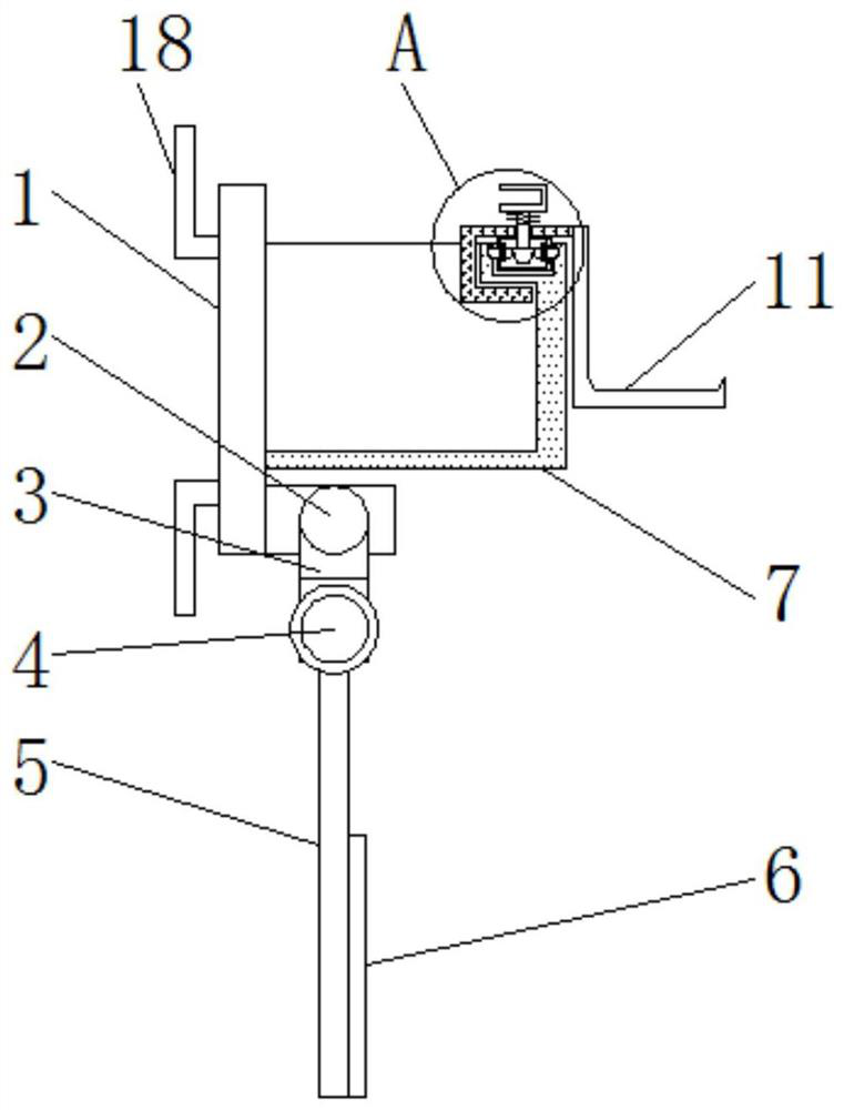 Article placing device for household cabinet side