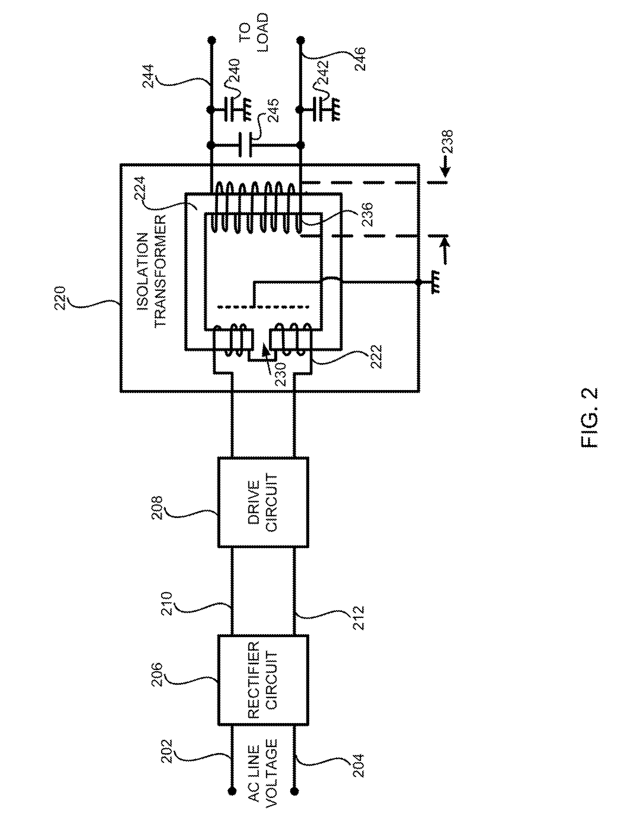 RF isolation for power circuitry