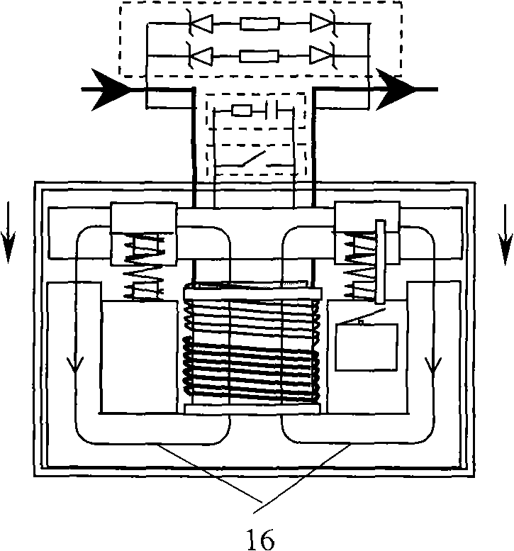 Jump reactance current limiter