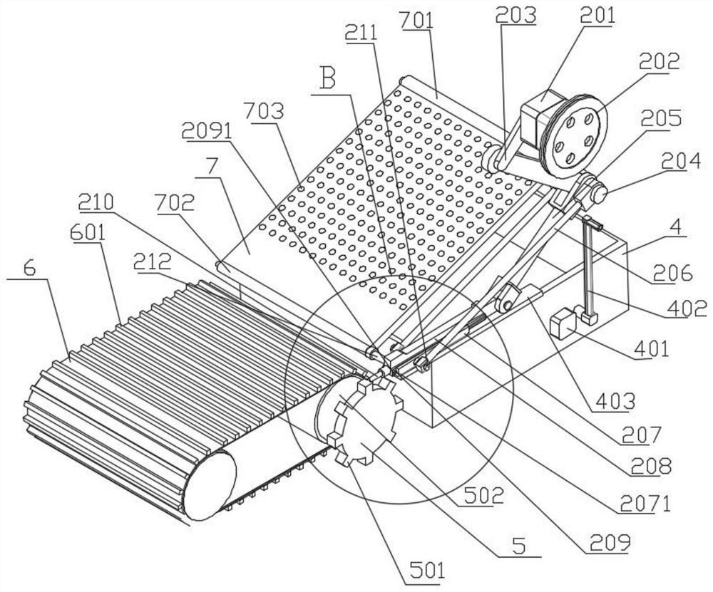 Garbage collection device for river cleaning vessels