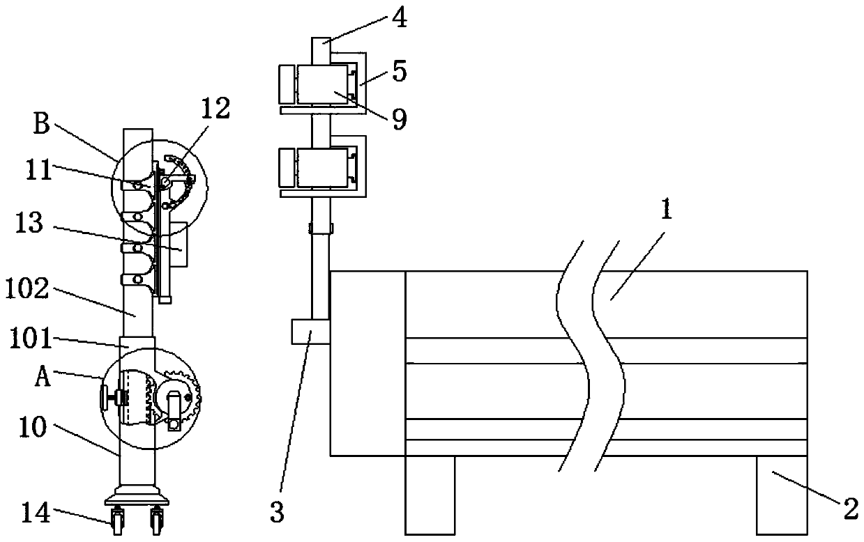 A water-jet loom waste edge yarn creel